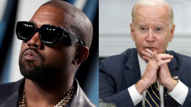 Kanye West y Joe Biden