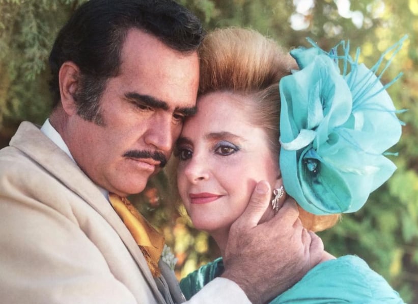 Vicente Fernández y 'Cuquita'