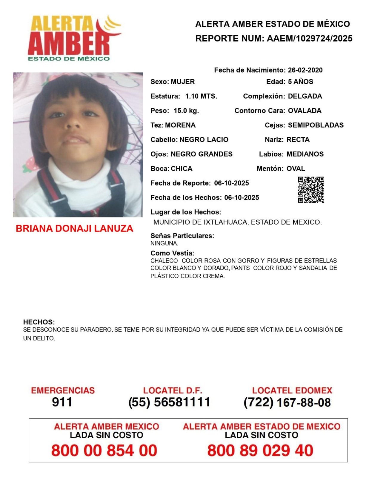 menores en Ixtlahuaca, Edomex