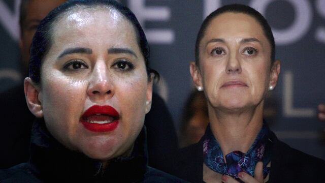Sandra Cuevas y Claudia Sheinbaum