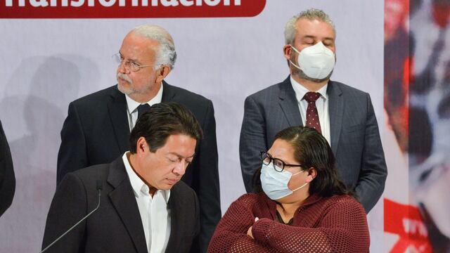 Mario Delgado y Citlalli Hernández