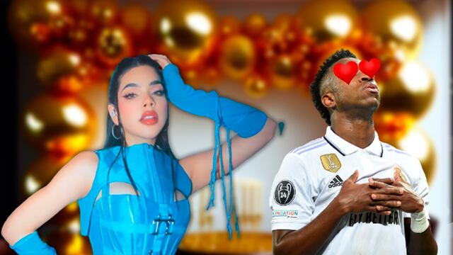 Kenia Os y Vinicius Jr