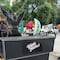 Mobiliario del Mundial 2026 permanece arrumbado en Plaza Tlaxcoaque de CDMX