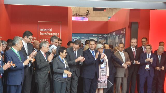 Diego Sinhue inaugura la Hannover Messe México