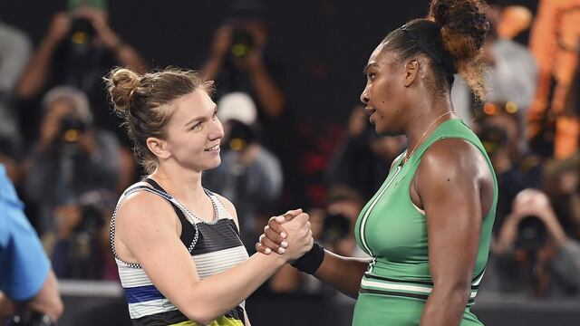 Serena derrotó a Halep en 3 sets