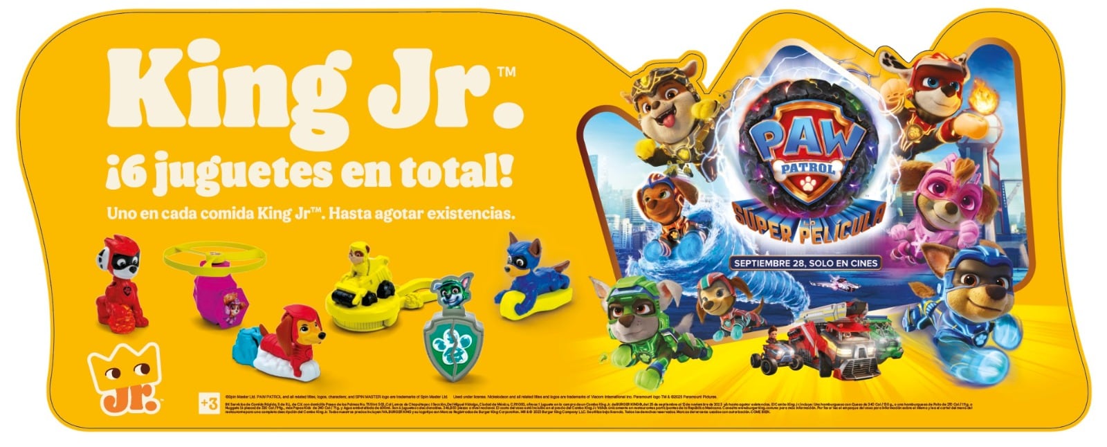 Paw Patrol La Súper Película en Burger King México