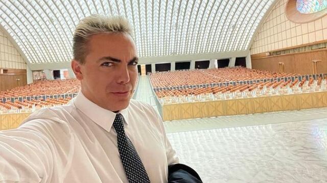 Cristian Castro en El Vaticano