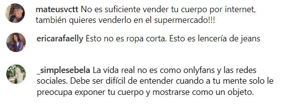 Comentarios contra Kerolay Chaves