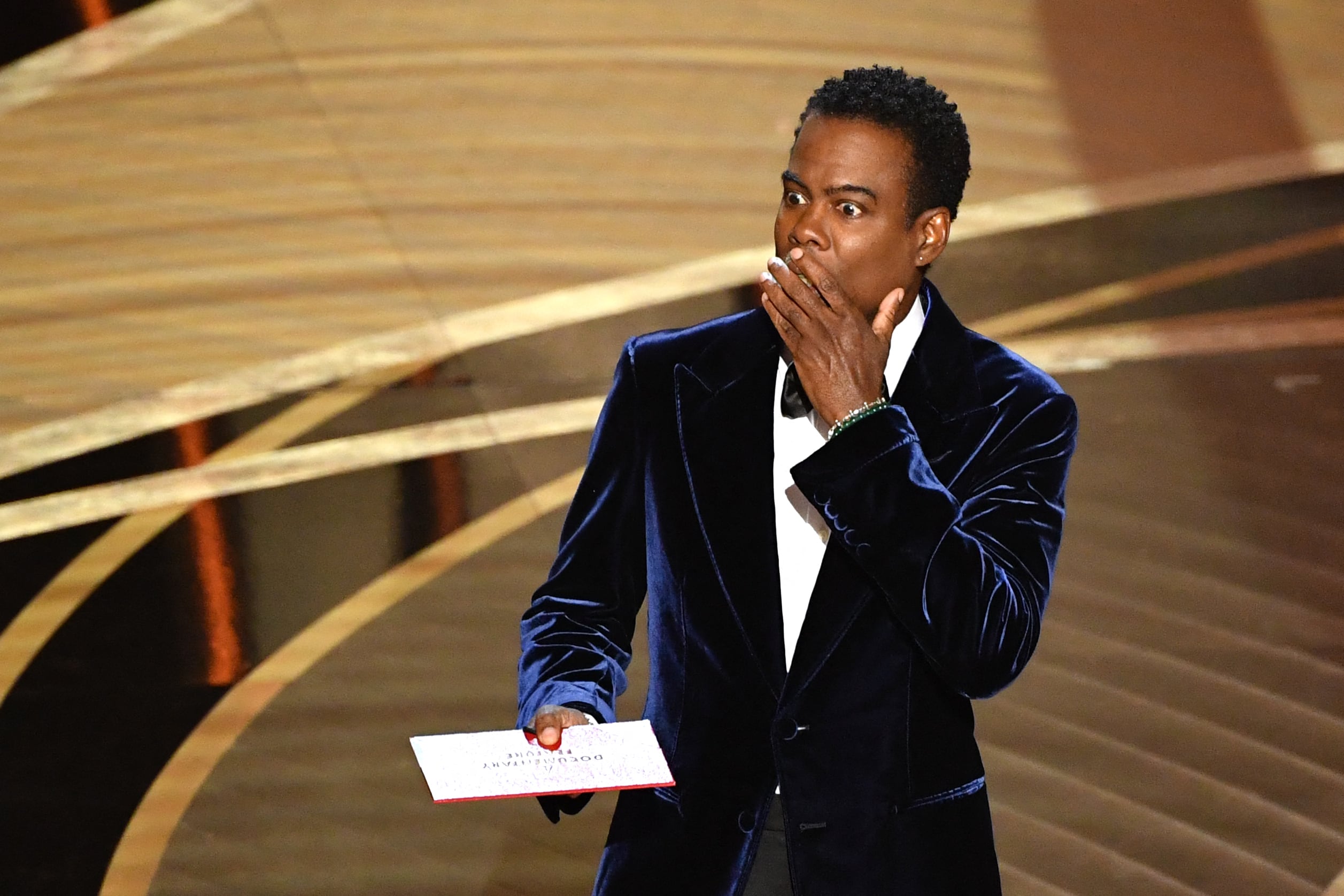 Chris Rock después del golpe de Will Smith durante los Oscar 2022