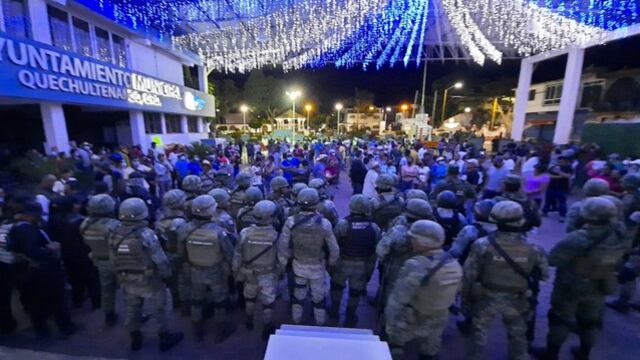 Pobladores de Quechultenango en Guerrero, liberan a militares retenidos/Twitter