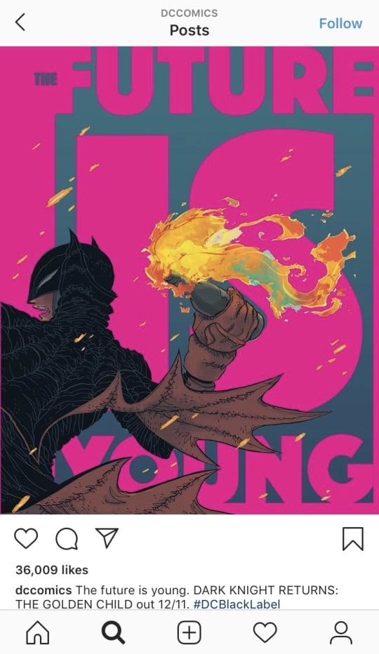 Póster censurado de Batman