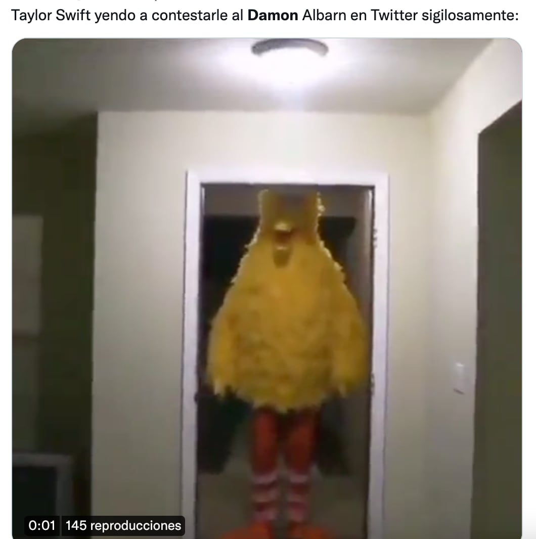 memes sobre Damon Albern y Taylor Swift