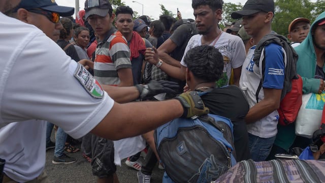 Freno de caravana de migrantes