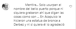 Tunden a Eugenio Derbez por estatua en Acapulco.