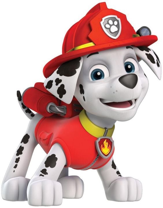 Marshall de Paw Patrol es un dálmata