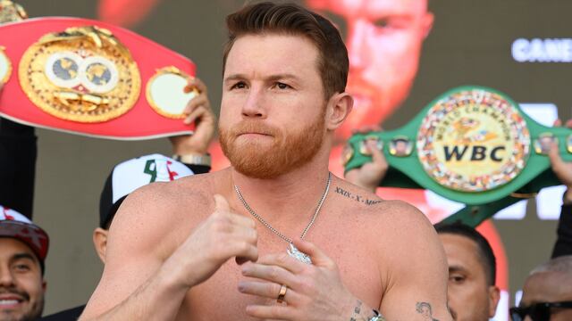¿Qué campeonatos expondrá Canelo Álvarez vs Terence Crawford en Las Vegas?