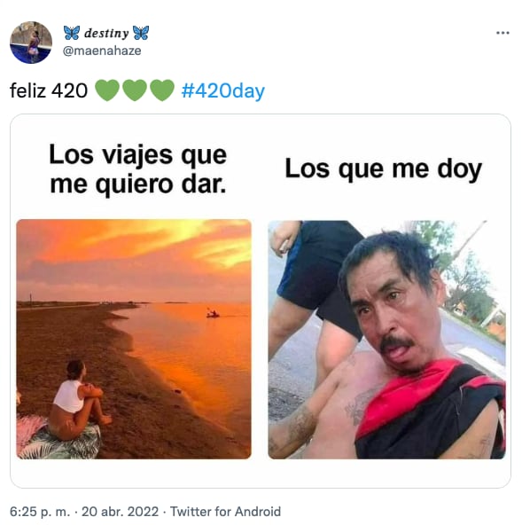 MEMES POR DÍA MUNDIAL DE LA MARIHUANA