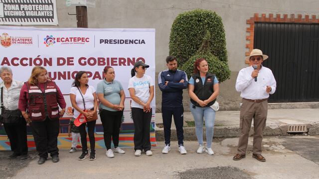 Obras en El Chamizal de Ecatepec