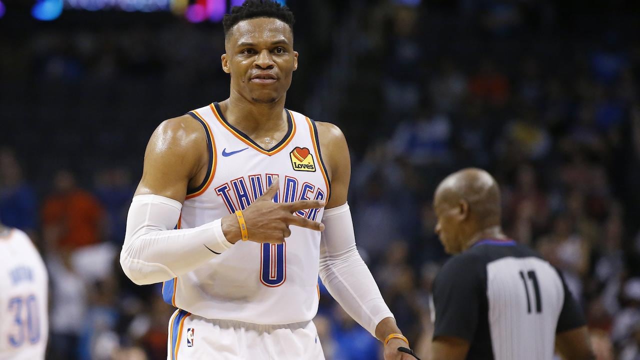 Westbrook tuvo una noche mágica ante los Lakers
