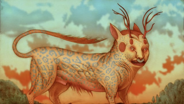 Ilustración de un nahual