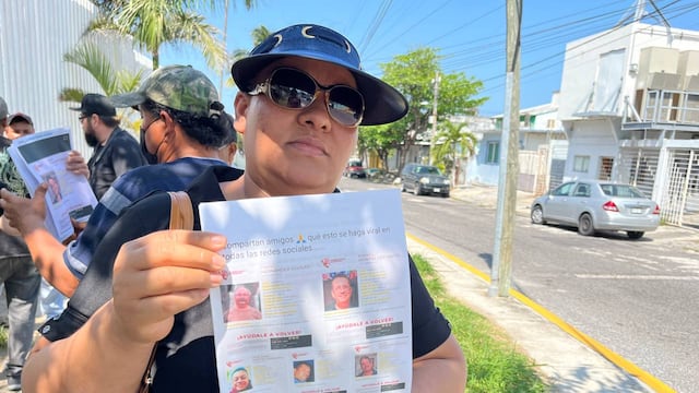 Familiares de los 5 hombres desaparecidos en Veracruz