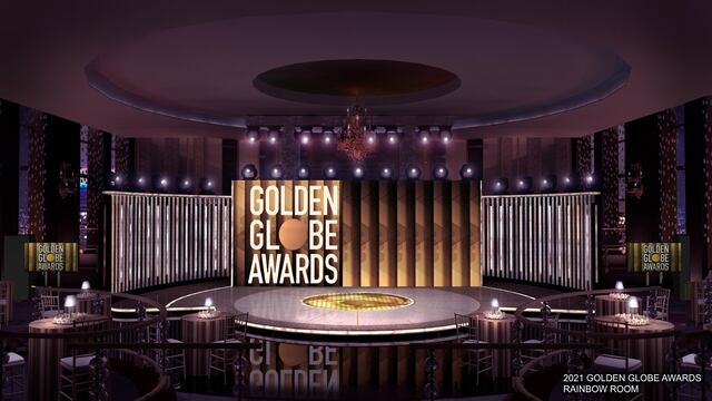 Escenario Globos de Oro 2021