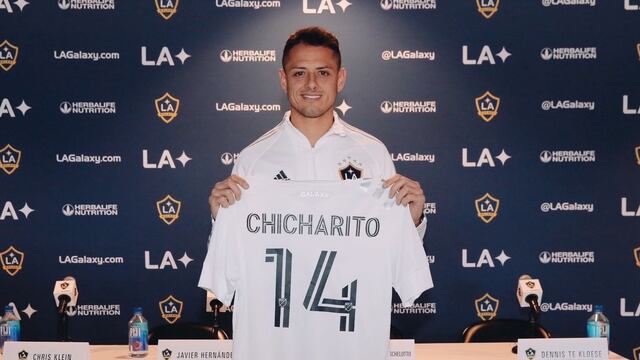'Chicharito' ya viste los colores de Los Ángeles Galaxy