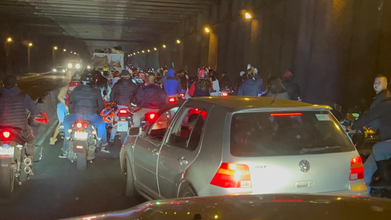 ¿qué pasó en avenida Paseo de la Reforma y los motociclistas?