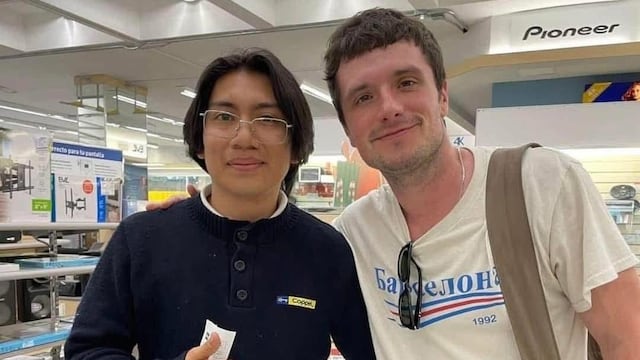 Josh Hutcherson fue visto en un Coppel de México