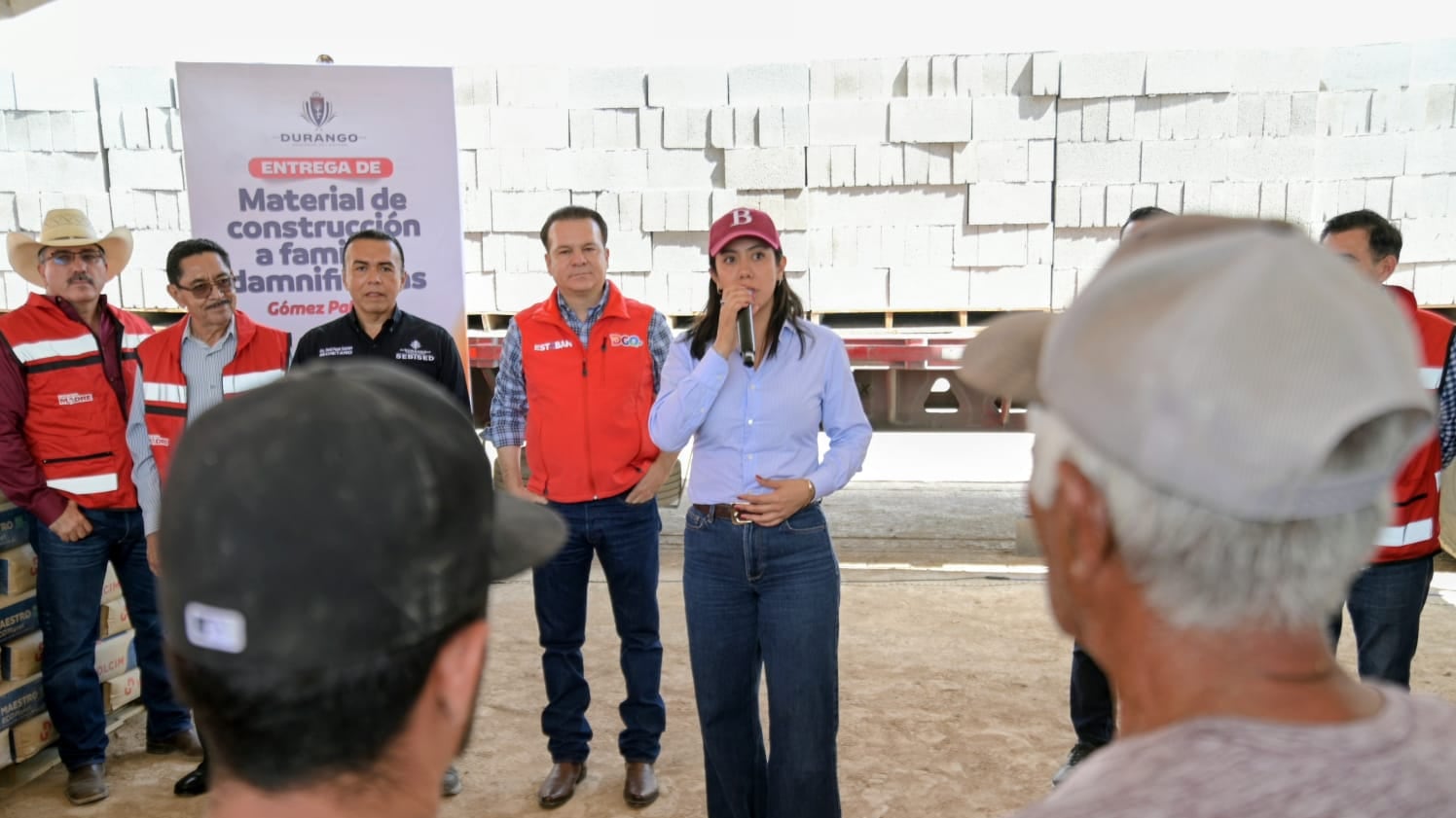 Betzabé Martínez entregará materiales para reconstruir viviendas afectadas por lluvias