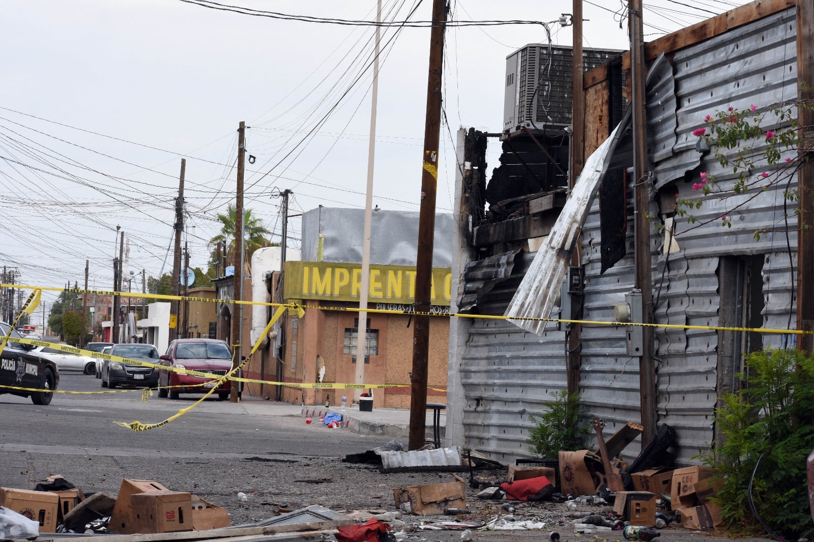 INCENDIO EN EL BAR BEER HOUSE DE SAN LUIS COLORADO; Detienen al responsable