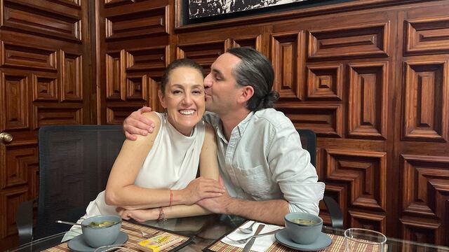 Claudia Sheinbaum y su hijo Rodrigo