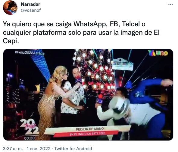 El Capi Pérez desata memes tras caída