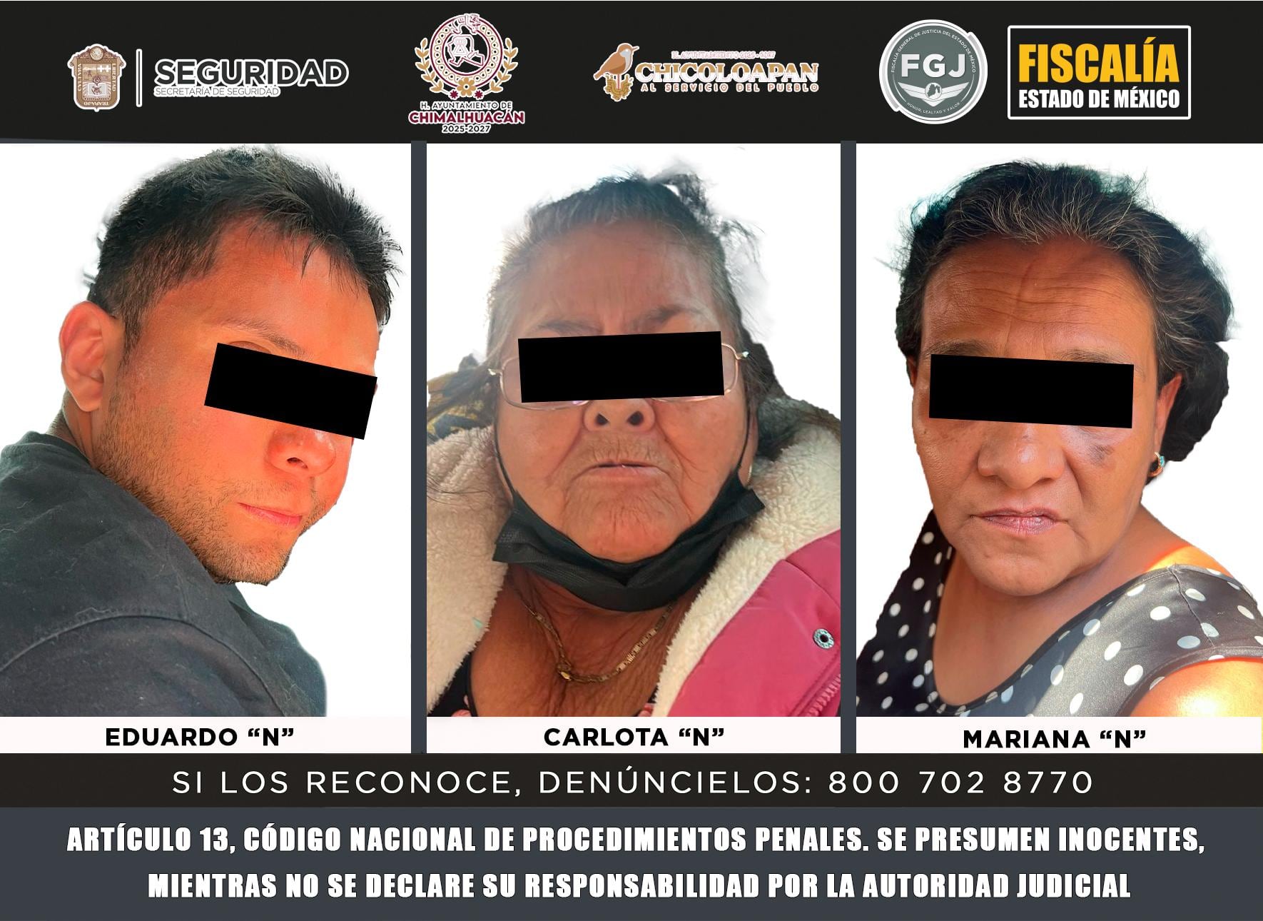 Abuela sicaria de Chalco es detenida