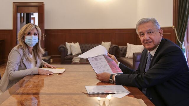 AMLO y Claudia Pavlovich