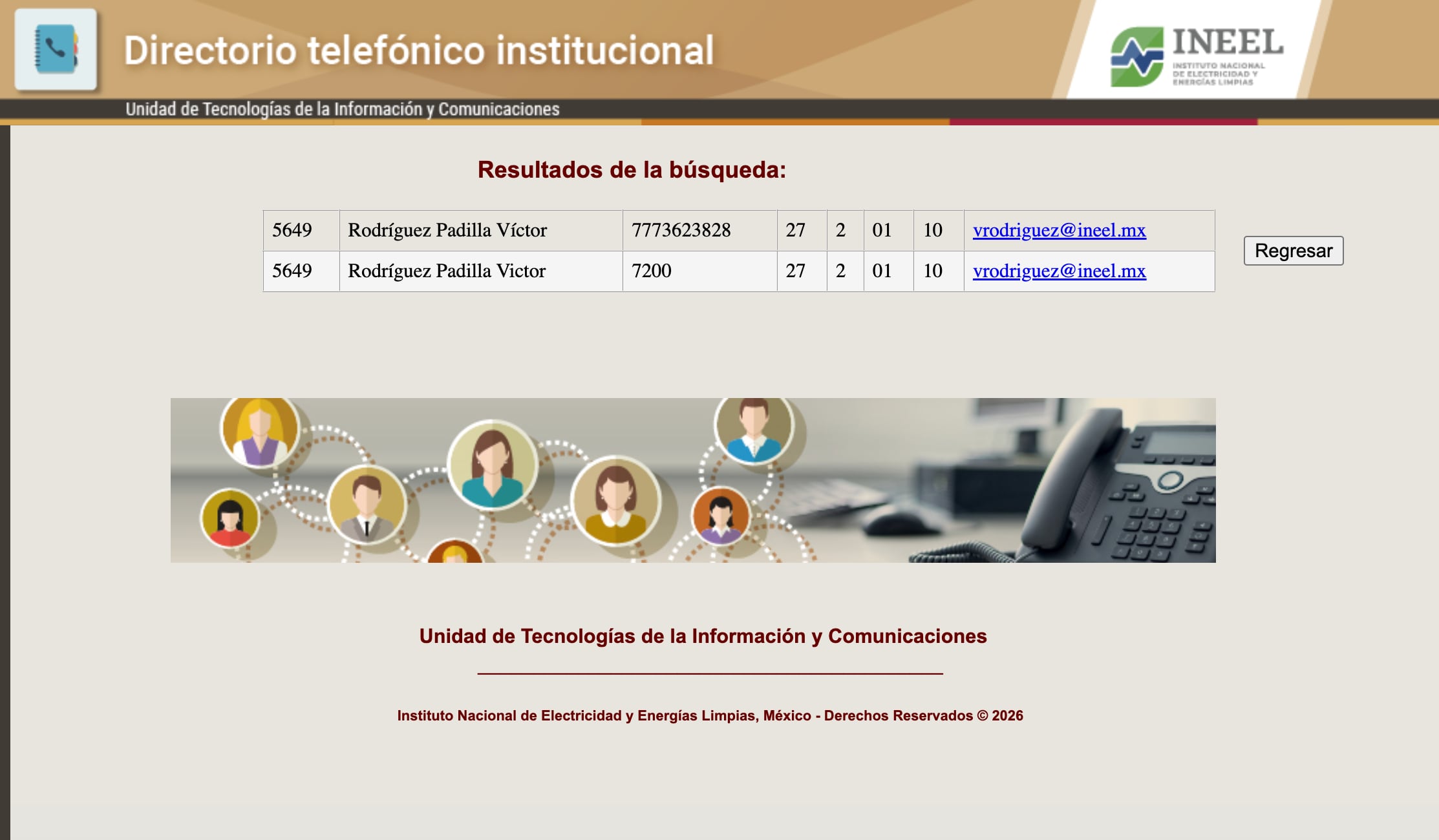 Víctor Rodríguez Padilla en el directorio del INEEL