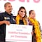 Evelyn Salgado reconoce a bomberos en Guerrero