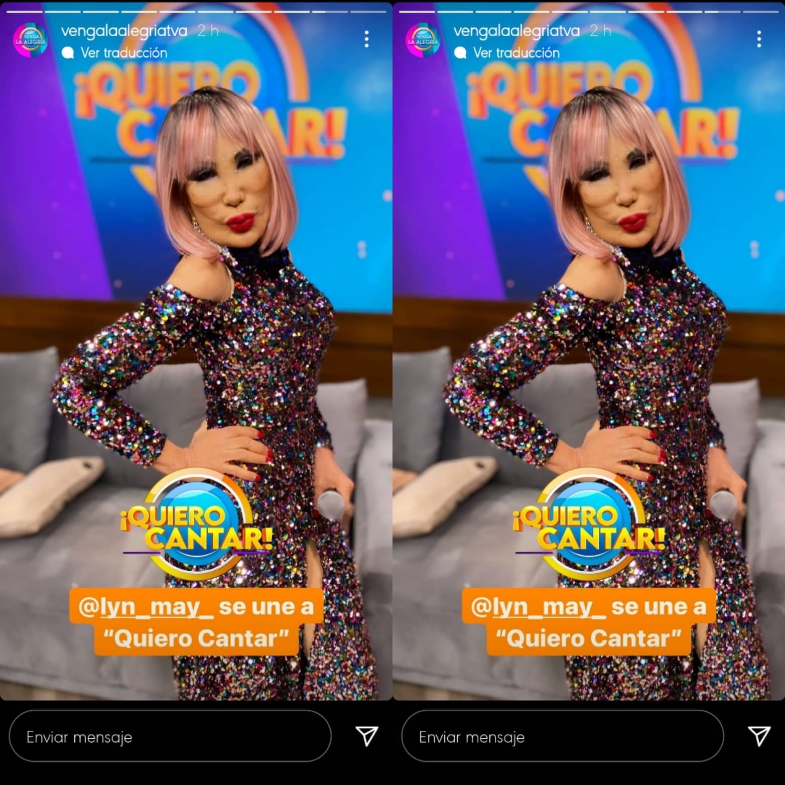 Lyn May participa en el concurso '¡Quiero Cantar!'