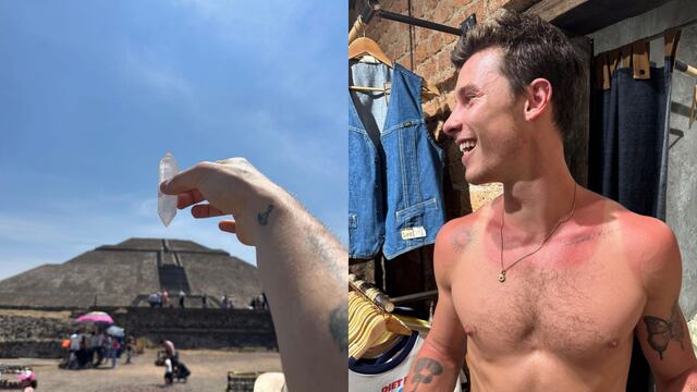 Shawn Mendes estuvo en Teotihuacán antes de su visita a CDMX