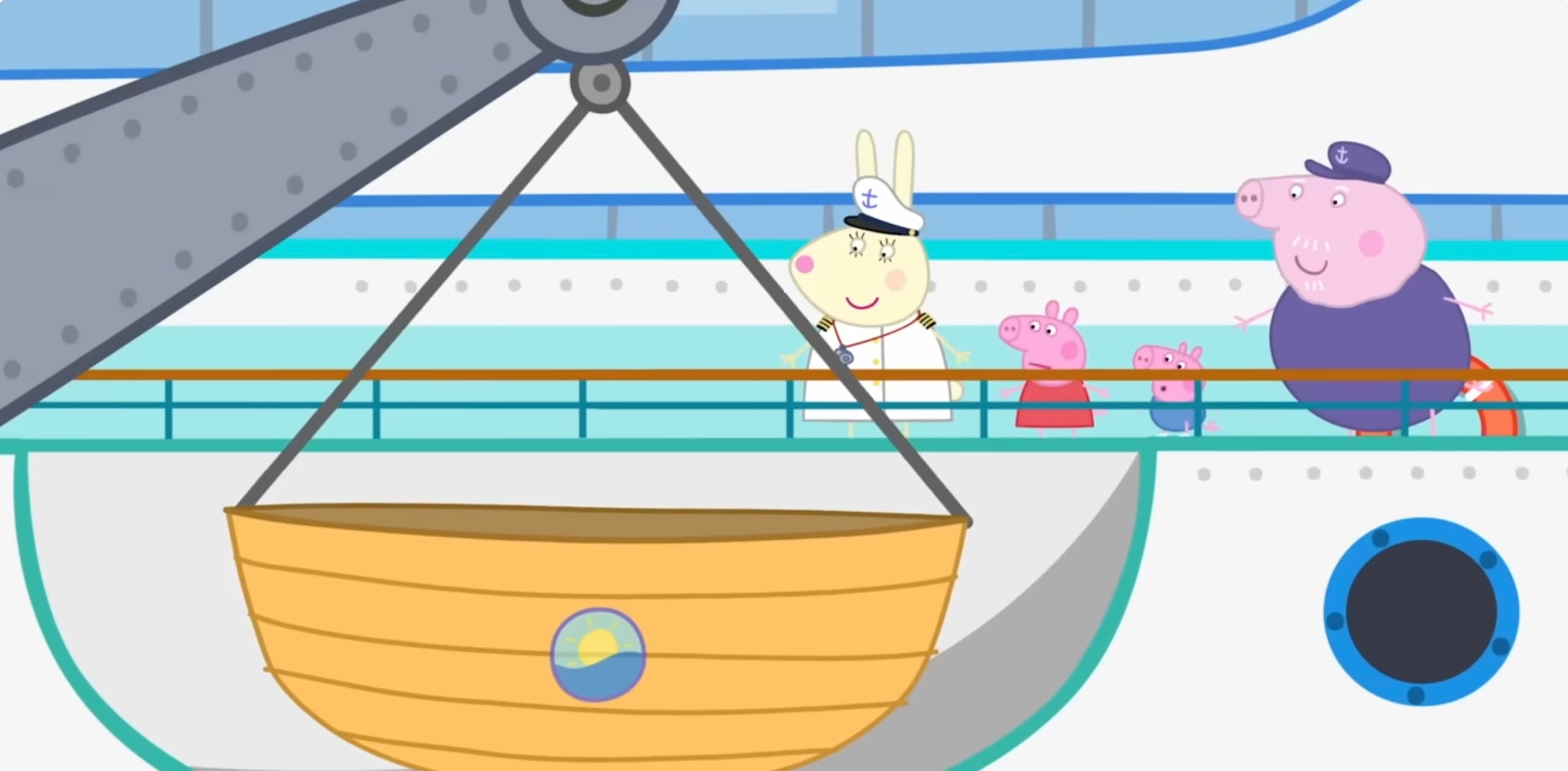 El viaje en crucero de Peppa Pig con sus abuelos