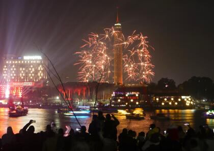 Año Nuevo en El Cairo, Egipto