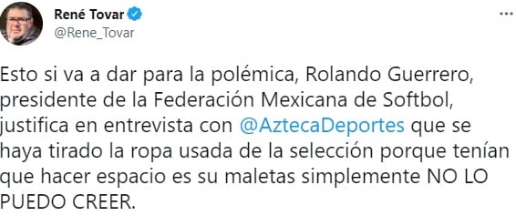Críticas a la Selección Mexicana de Softbol
