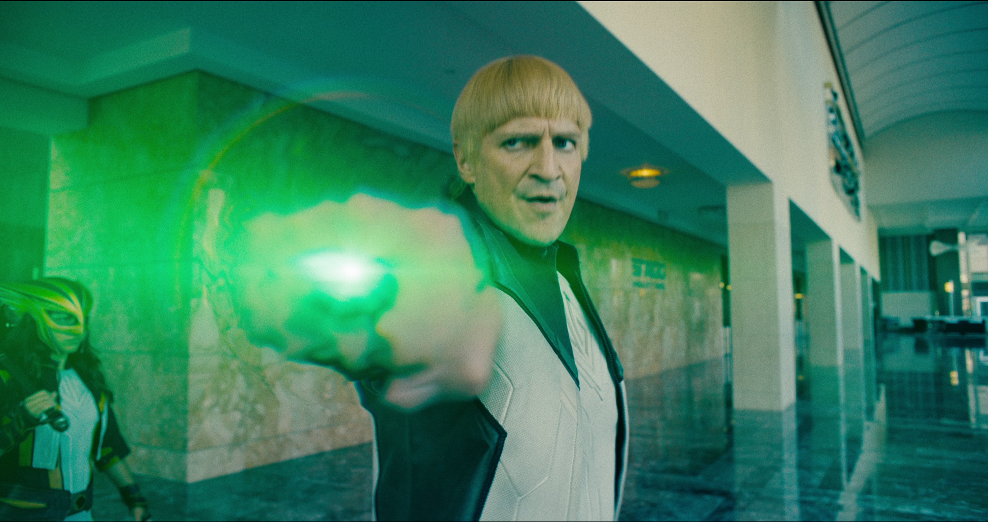 Nathan Fillion como el Linterna Verde de Guy Gardner