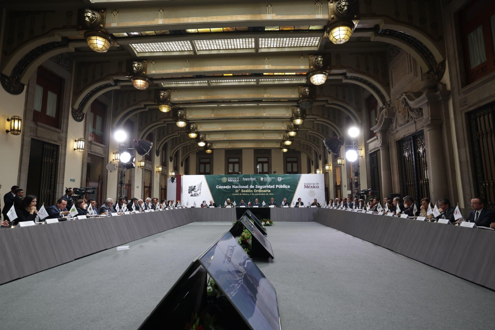 El gobernador del estado de Tabasco, Javier May Rodríguez, participó en la 51 sesión ordinaria del Consejo Nacional de Seguridad