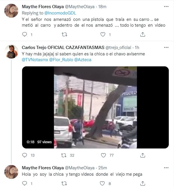 Usuaria asegura que Alfredo Adame la golpeó