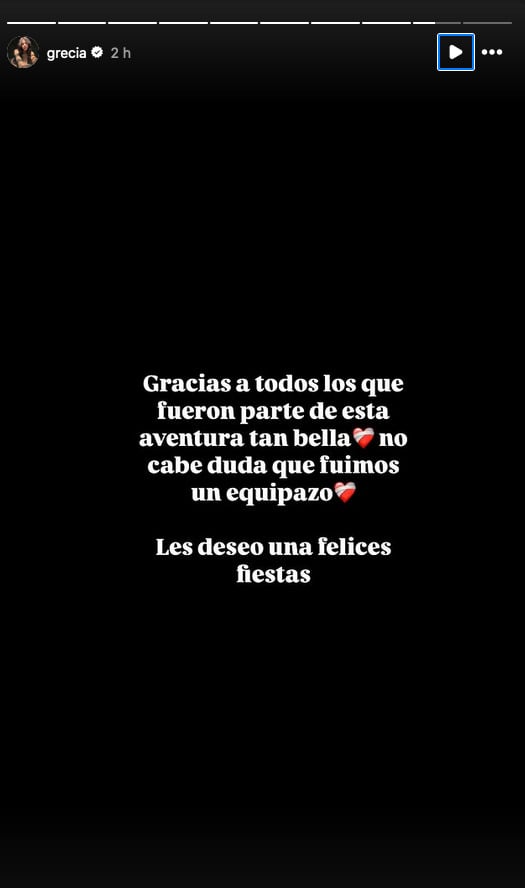 Grecia habla sobre el fin de su matrimonio con Rayito.