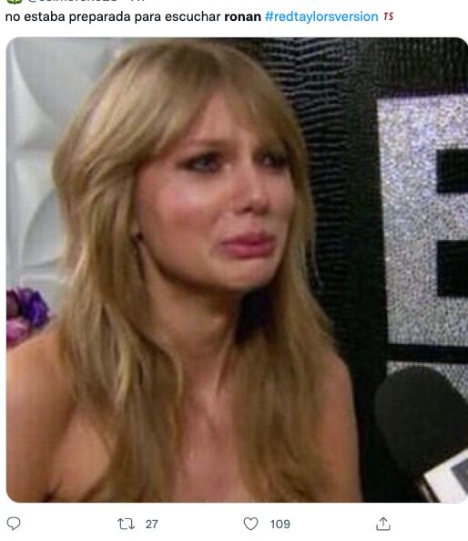 Memes de Taylor Swift por su álbum 'Red (Taylor's Version)'