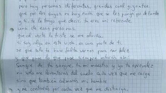 Carta se hace viral