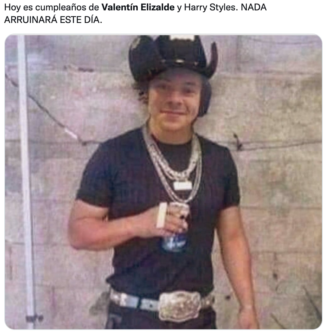 Memes de Harry Styles y Valentín Elizalde