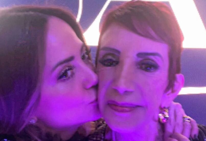 Andrea Legarreta y su mamá, Isabel Martínez